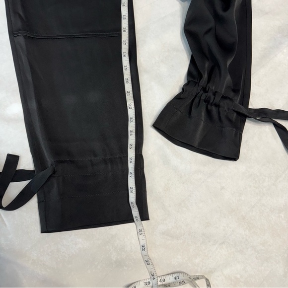 BCBGMaxAzria Black Jogger Pants with adjustable hem size S - Picture 12 of 12